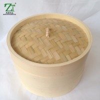 Food Bamboo Steamer Eco-friendly Degradable 10 in Bamboo Steamer