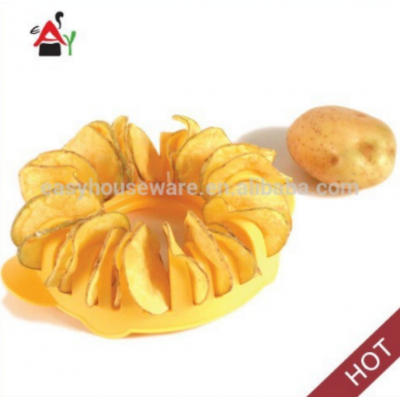 Apple Potato Slicer Chip Maker DIY Microwave Oven Baked Potato Chips